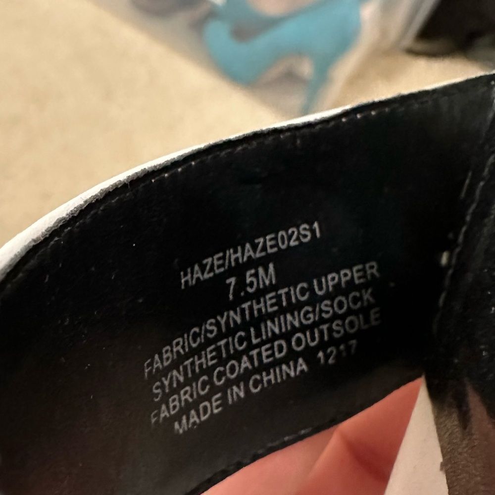 Steve Madden White and black Goth platform sandals - Picture 10 of 11
